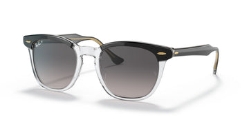 Ray-Ban Hawkeye 0RB2298 1294M3 52 Black On Transparent/ Grey 52 / Crystal / Acetate / Acetate