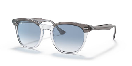 Ray-Ban Hawkeye 0RB2298 13553F 52 Grey On Transparent/ Clear Blue