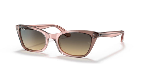 RB 2299 Ray-Ban Lady Burbank Transparent Pink / Brown 55 55 / Crystal / Acetate / Acetate