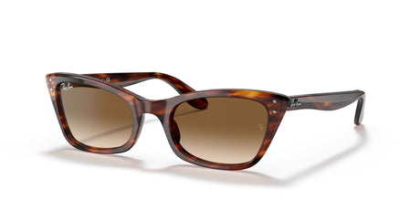 Ray-Ban Lady Burbank 0RB2299 954/51 52 Striped Havana/ Clear/Brown 52 / Crystal / Acetate / Acetate