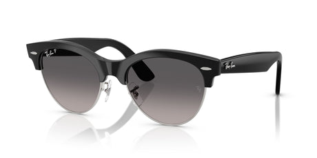 Ray-Ban Clubmaster Way RB2341 1354M3 51 Black On Silver / Grey Gradient