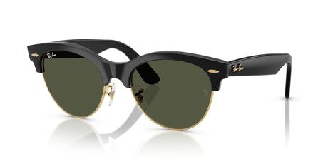 Ray-Ban Clubmaster Way RB2341 901/31 51 Black On Gold / Green