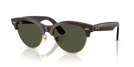 Ray-Ban Clubmaster Way RB2341 990/31 54 Red Havana On Gold / Green