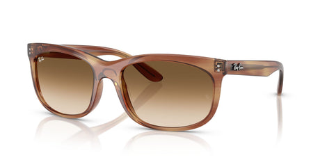 Ray-Ban Balorette 0RB2389F 140351 60 Striped Brown/ Clear Gradient Brown