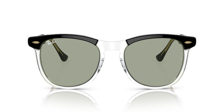 Ray-Ban Eagleeye 0RB2398 1294GJ 56 Black On Transparent/ Clear/Green 56 / Crystal / Acetate / Acetate
