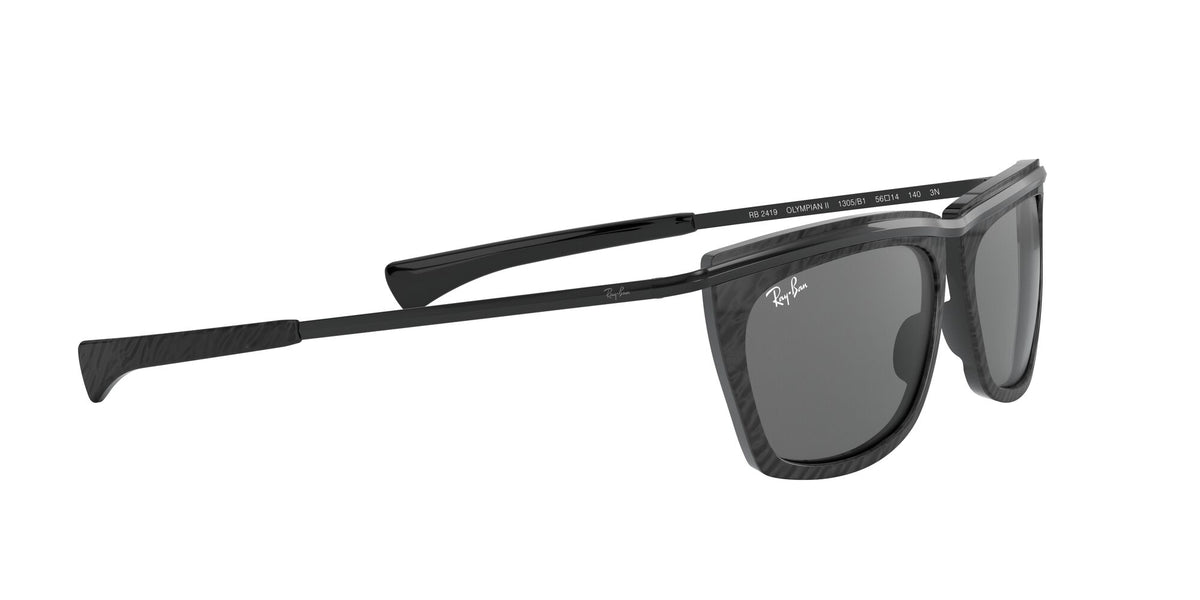 RB 2419 Ray-Ban Olympian Ii Black / Dark Grey 56 56 / Crystal / Metal / Metal