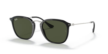 Ray-Ban  0RB2448N 901 51 Black/ Green