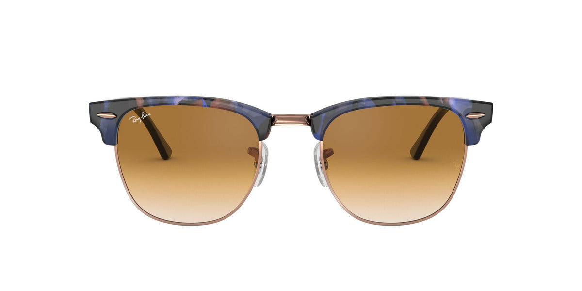 Ray-Ban Clubmaster 0RB3016 125651 51 Brown & Blue/ Light Brown Gradient - Blue Star Eyewear