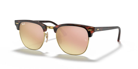 Ray-Ban Clubmaster 0RB3016 990/7O 51 Red Havana/ Copper Flash 51 / Crystal / Acetate / Acetate
