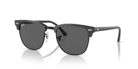 RB 3016F Ray-Ban Clubmaster Low Bridge Fit Grey On Black / Dark Grey 55 55 / Crystal / Acetate / Acetate
