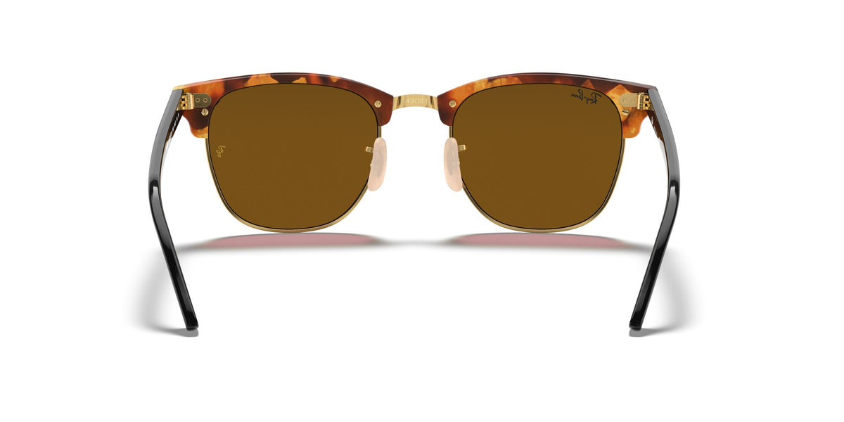 Ray-Ban 0RB3016 1160 51 Clubmaster Spotted Brown Havana/ Brown Lens