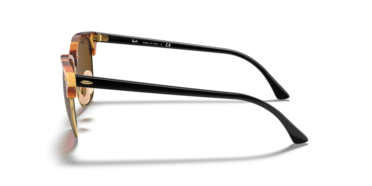Ray-Ban 0RB3016 1160 51 Clubmaster Spotted Brown Havana/ Brown Lens