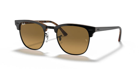 RB 3016 Ray-Ban Clubmaster Grey On Havana /  Brown Mirror Gradient Grey 51 51 / Crystal / Plastic