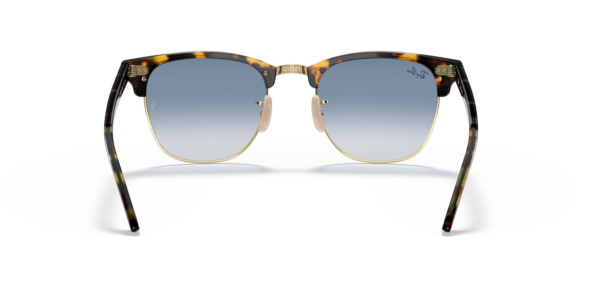 RB 3016 Ray-Ban Clubmaster Yellow Havana / Light Blue Gradient 51 51 / Crystal / Acetate / Acetate
