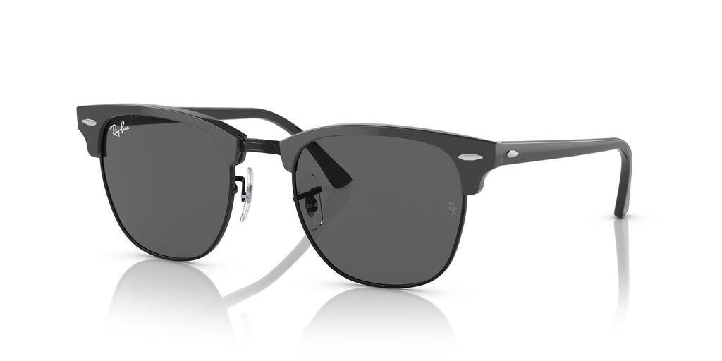 Ray-Ban Clubmaster 0RB3016 1367B1 51 Grey On Black/ Dark Grey