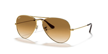 Ray-Ban Aviator 0RB3025 001/51 55 Gold/ Light Brown 55 / Crystal / Metal / Metal