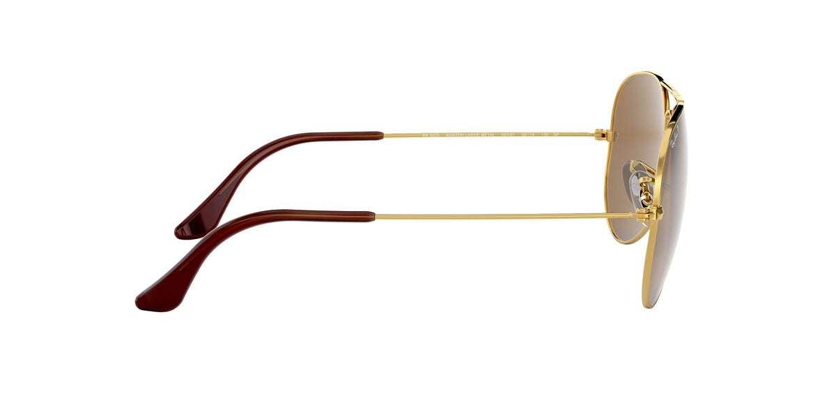 Ray-Ban Aviator 0RB3025 001/57 58 Gold/ Brown - Blue Star Eyewear