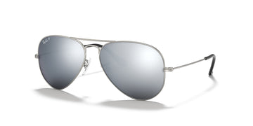 Ray-Ban Aviator 0RB3025 019/W3 58 Silver/ Dark Grey 58 / Crystal / Metal / Metal