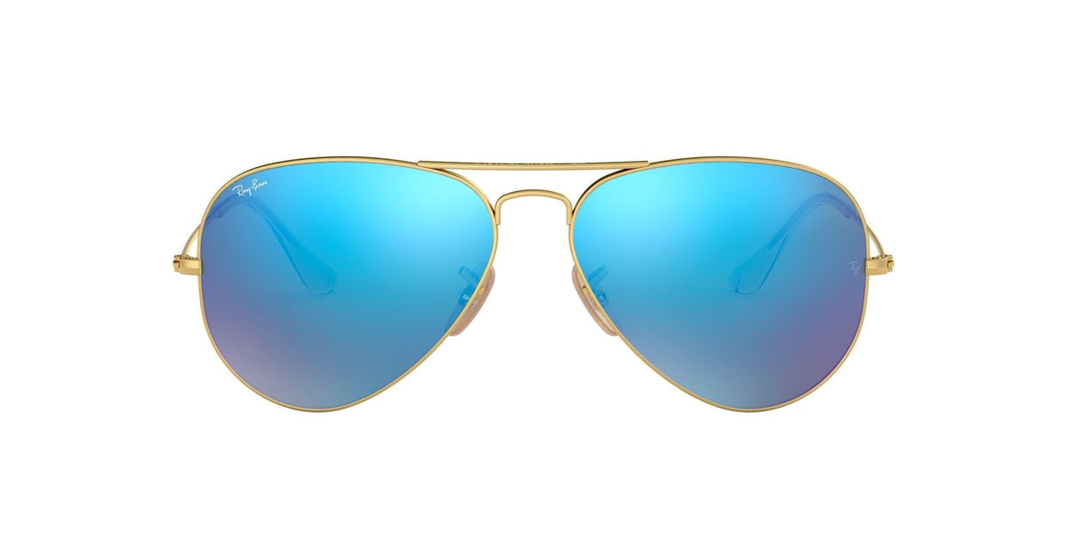 Ray-Ban Aviator 0RB3025 112/17 58 Gold/ Blue Flash