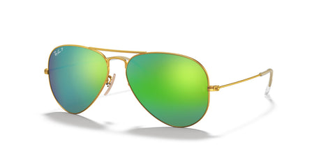 Ray-Ban Aviator 0RB3025 112/P9 58 Gold/ Green Flash
