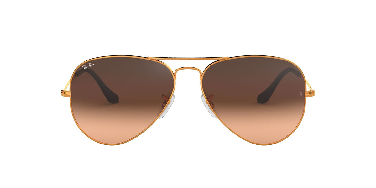 Ray-Ban Aviator 0RB3025 9001A5 58 Light Brown/ Pink/Brown - Blue Star Eyewear