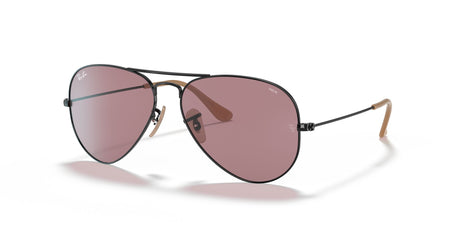 Ray-Ban Aviator 0RB3025 9066Z0 58 Black/ Purple Photocromic