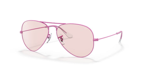 RB 3025 Ray-Ban Aviator Large Metal Violet /  Photo Evolve Pink/Violet 55 55 / Crystal / Metal