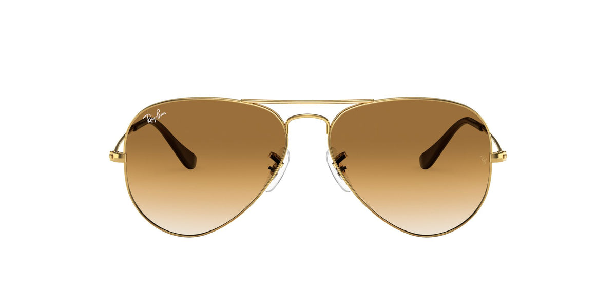 Ray-Ban Aviator 0RB3025 001/51 55 Gold/ Light Brown 55 / Crystal / Metal / Metal