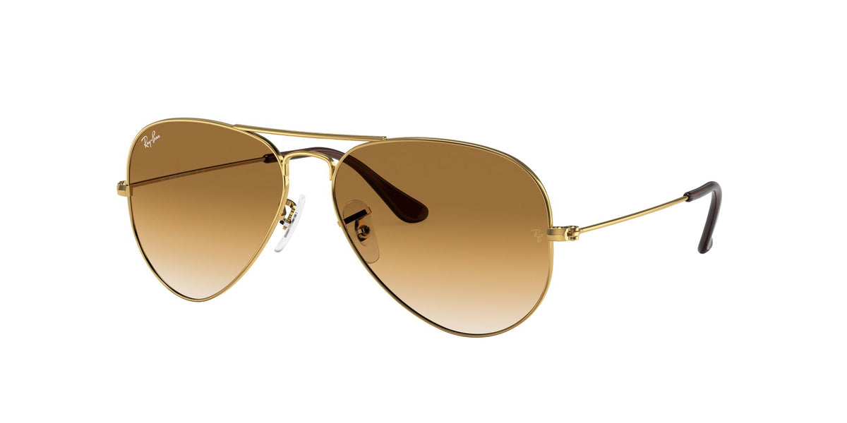 Ray-Ban Aviator 0RB3025 001/51 55 Gold/ Light Brown 55 / Crystal / Metal / Metal