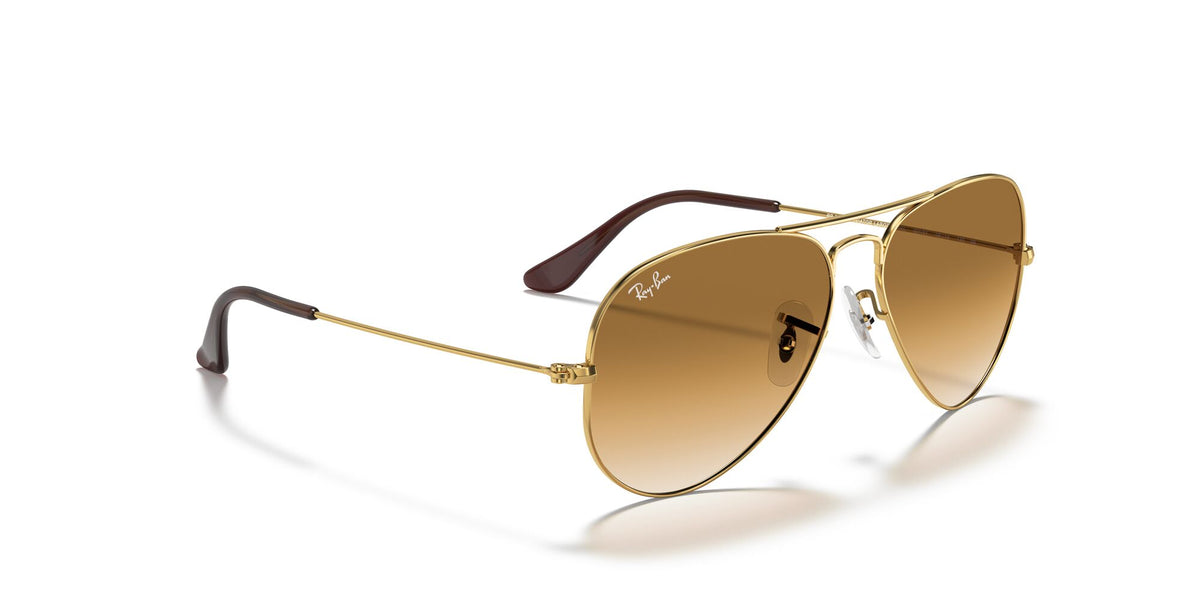 Ray-Ban Aviator 0RB3025 001/51 55 Gold/ Light Brown 55 / Crystal / Metal / Metal