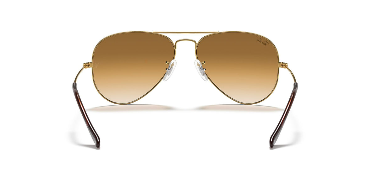 Ray-Ban Aviator 0RB3025 001/51 55 Gold/ Light Brown 55 / Crystal / Metal / Metal