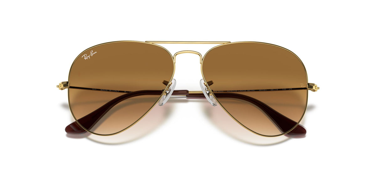 Ray-Ban Aviator 0RB3025 001/51 55 Gold/ Light Brown 55 / Crystal / Metal / Metal