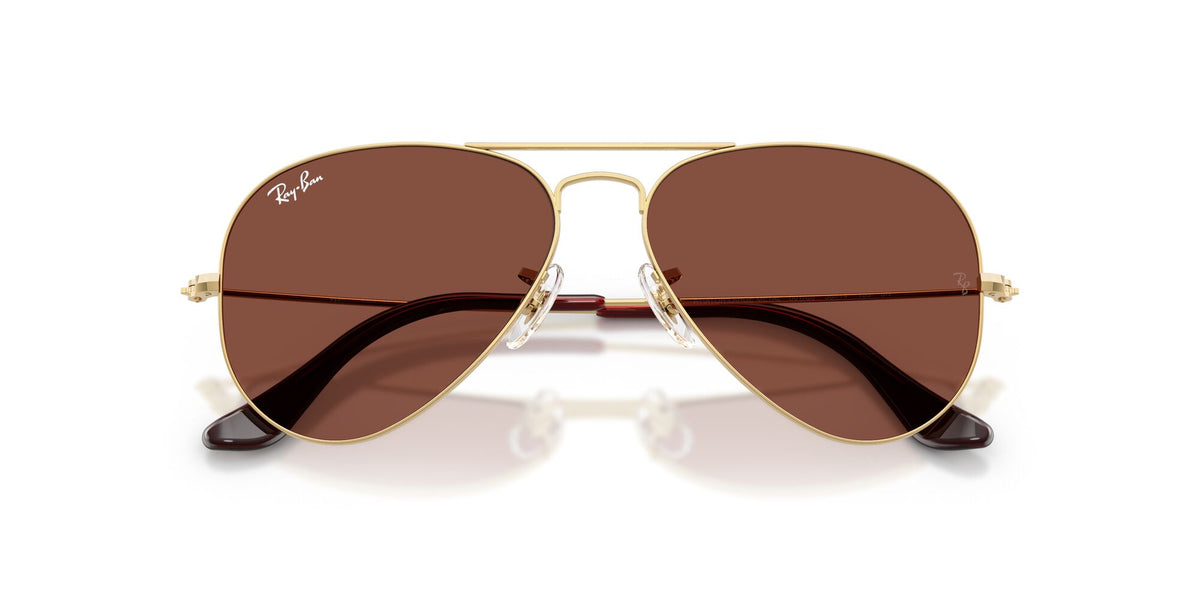 Ray Ban 0RB3025 001/C5 58 Gold/ Red