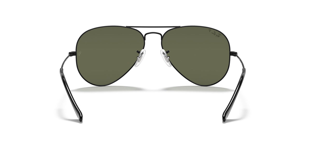 Ray-Ban Aviator 0RB3025 002/58 62 Black/ Green 62 / Crystal / Metal / Metal