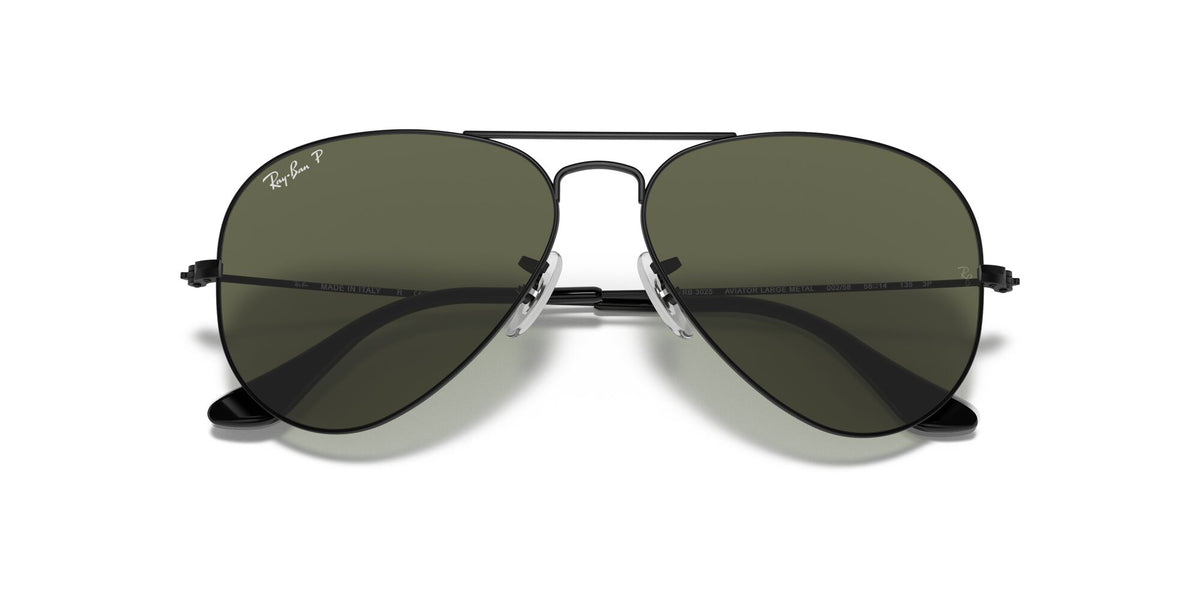 Ray-Ban Aviator 0RB3025 002/58 62 Black/ Green 62 / Crystal / Metal / Metal