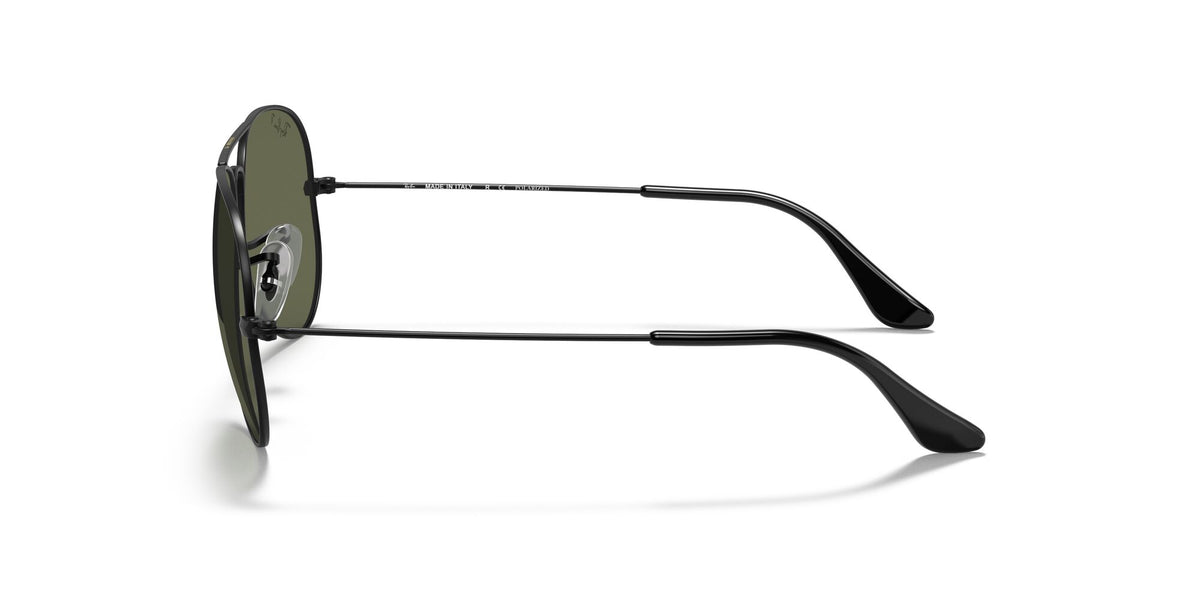 Ray-Ban Aviator 0RB3025 002/58 62 Black/ Green 62 / Crystal / Metal / Metal