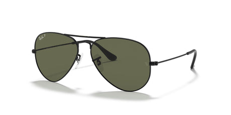 Ray-Ban Aviator 0RB3025 002/58 62 Black/ Green 62 / Crystal / Metal / Metal