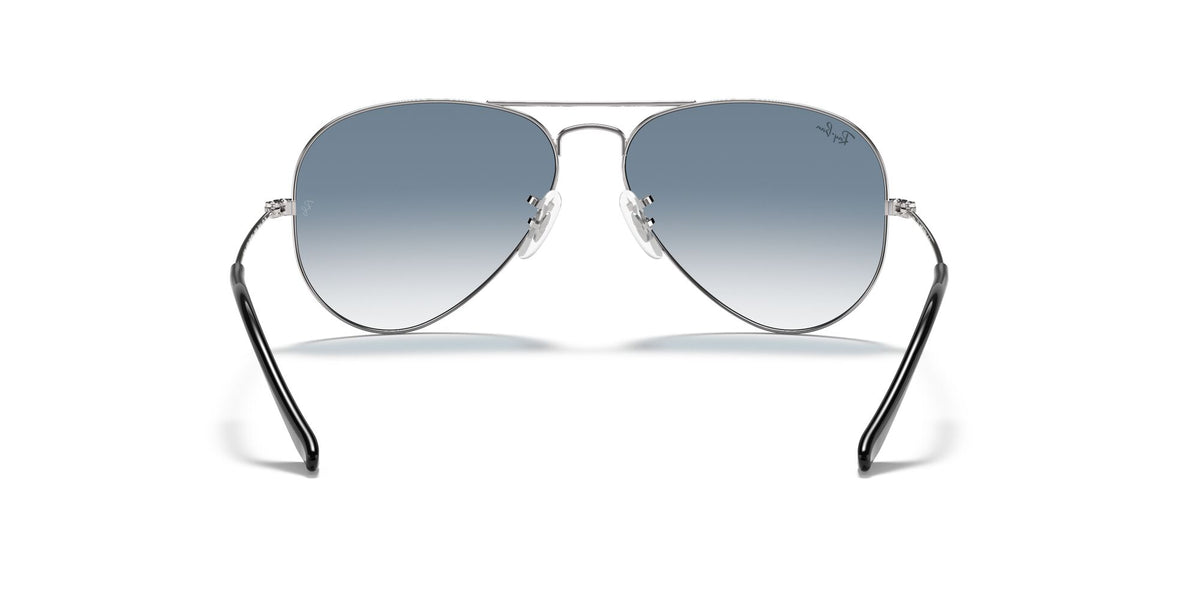 Ray-Ban Aviator 0RB3025 003/3F 58 Silver/ Light Blue Gradient 58 / Crystal / Metal / Metal