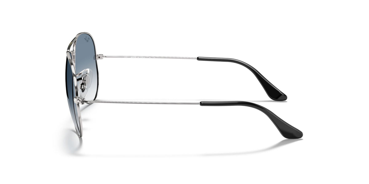Ray-Ban Aviator 0RB3025 003/3F 58 Silver/ Light Blue Gradient 58 / Crystal / Metal / Metal