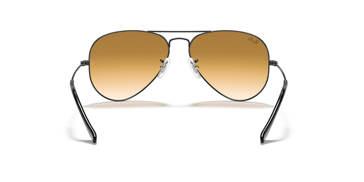 Ray-Ban Aviator 0RB3025 004/51 58 Gunmetal/ Light Brown Gradient 58 / Crystal / Metal / Metal