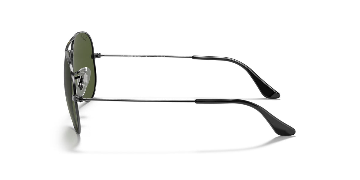 Ray-Ban Aviator 0RB3025 004/58 62 Gunmetal/ Green 62 / Crystal / Metal / Metal