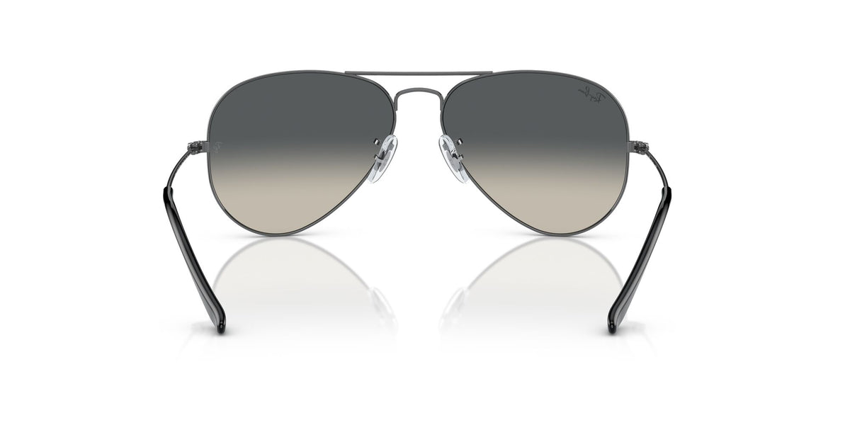 Ray-Ban Aviator 0RB3025 004/71 55 Gunmetal/ Grey 55 / Crystal / Metal / Metal