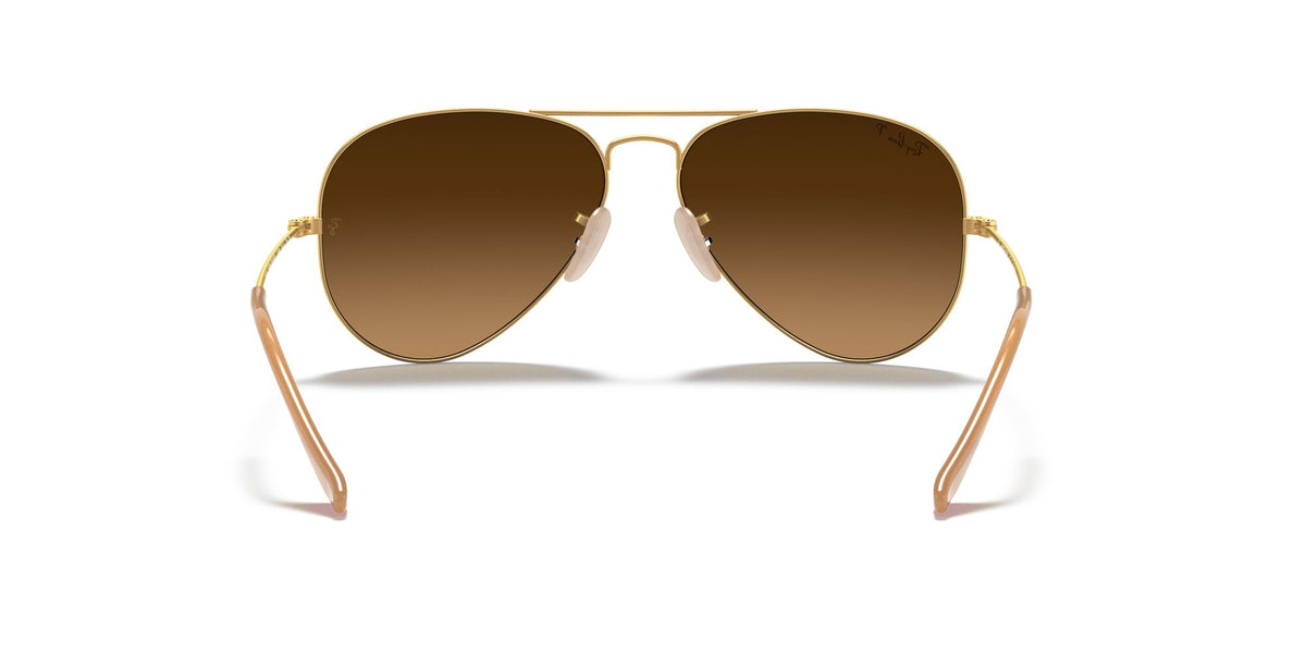 RB 3025 Ray-Ban Aviator Gold / Polarised Brown Gradient 55 55 / Crystal / Metal / Metal