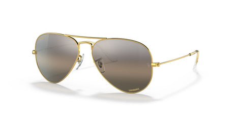 Ray-Ban Aviator 0RB3025 9196G3 58 Gold/ Silver/Grey 58 / Crystal / Metal / Metal