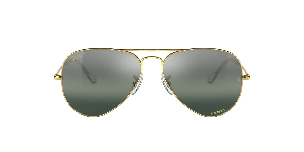 Ray-Ban Aviator 0RB3025 9196G6 62 Gold/ Silver/Blue