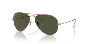 Ray-Ban Aviator 0RB3025 920231 58 Rose Gold/ Green 58 / Crystal / Metal / Metal