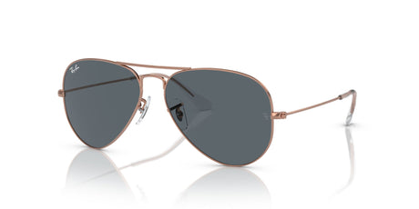 Ray-Ban Aviator 0RB3025 9202R5 58 Rose Gold/ Blue 58 / Crystal / Metal / Metal