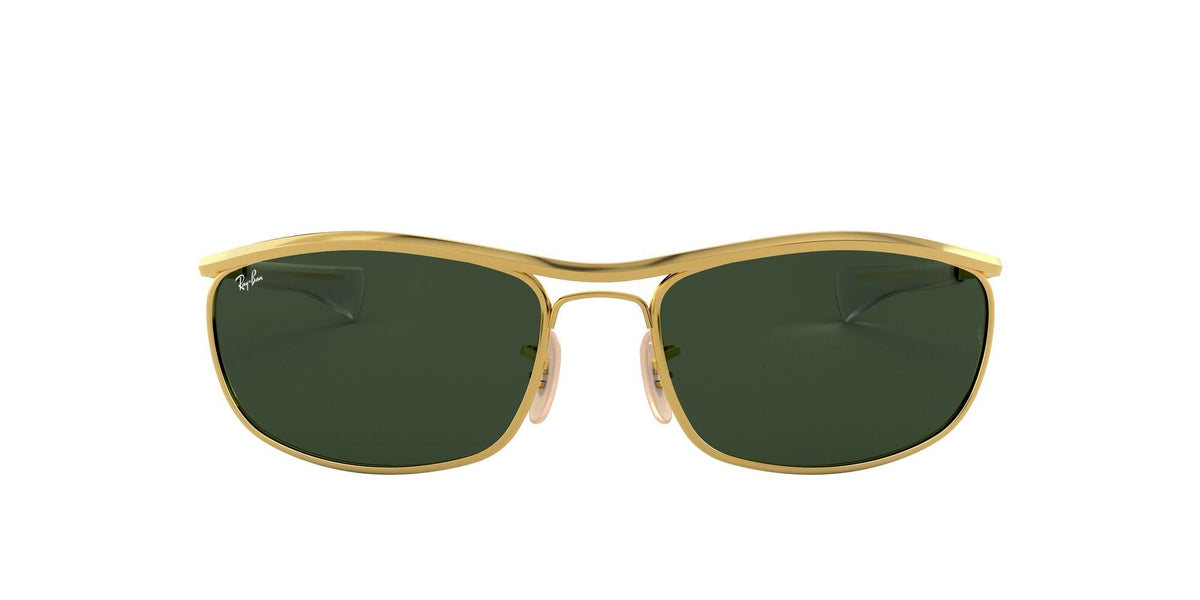 Ray-Ban Olympian I Deluxe 0RB3119M 001/31 62 Gold/ Green - Blue Star Eyewear