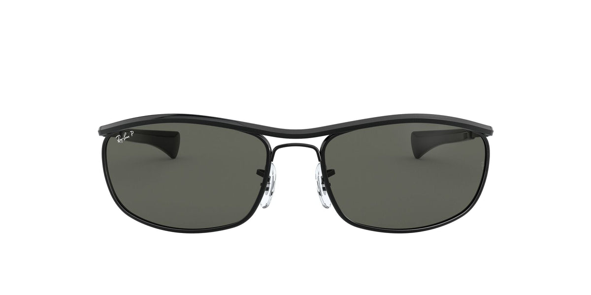 Ray-Ban Olympian I Deluxe 0RB3119M 002/58 62 Black/ Polarized Green Classic G-15 - Blue Star Eyewear