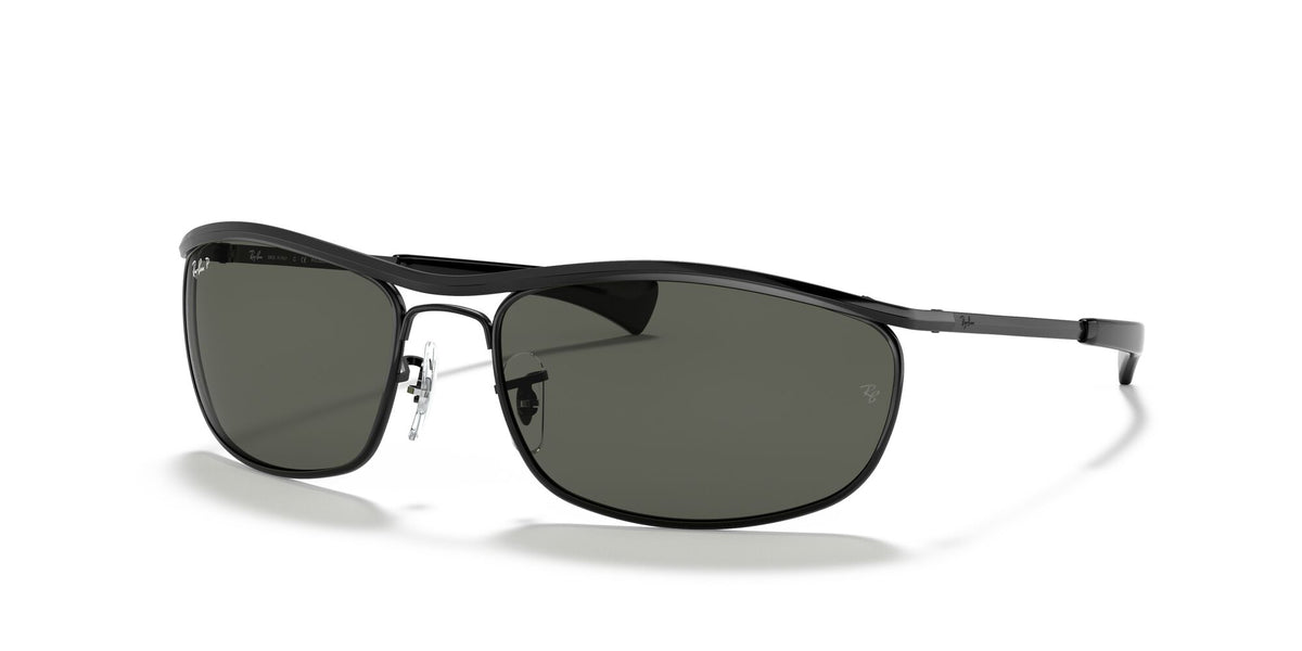 Ray-Ban Olympian I Deluxe 0RB3119M 002/58 62 Black/ Polarized Green Classic G-15 62 / Crystal / Metal / Metal